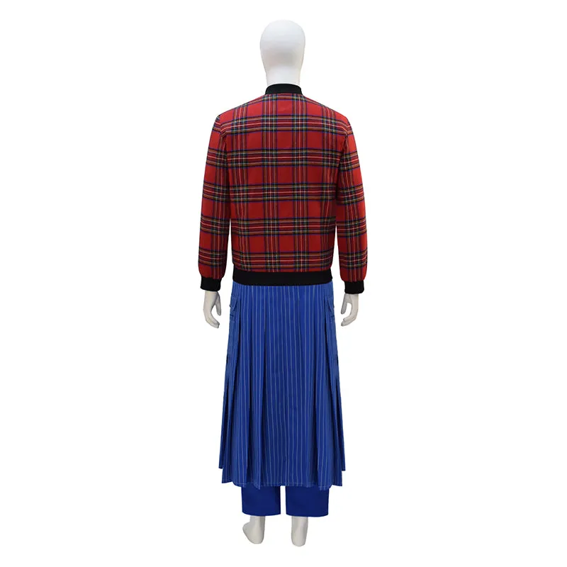 15th Doctor Ncuti Gatwa 2025 New Season Cosplay Costume Doctor Who Red Plaid Set ACcosplay