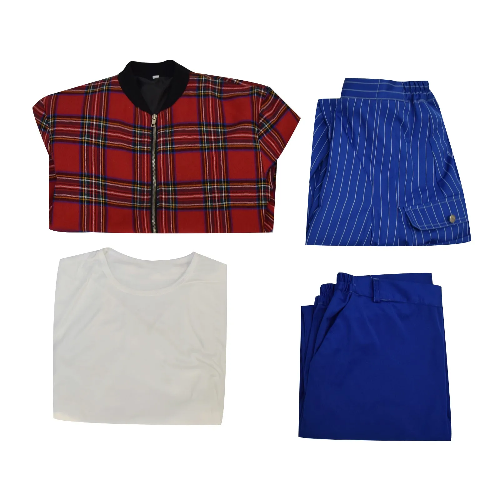15th Doctor Ncuti Gatwa 2025 New Season Cosplay Costume Doctor Who Red Plaid Set ACcosplay