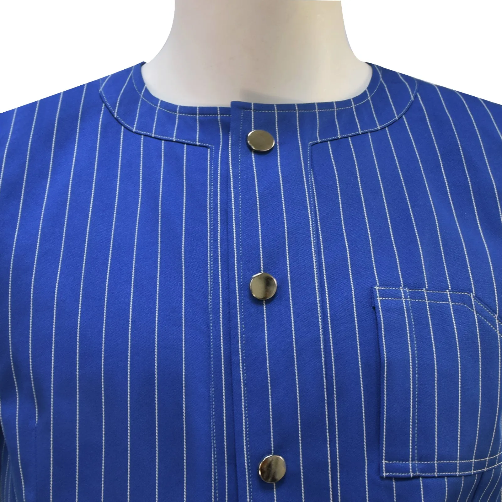 15th Doctor Ncuti Gatwa Cosplay Costume Season 2 of Doctor Who Striped Denim Suit Accosplay