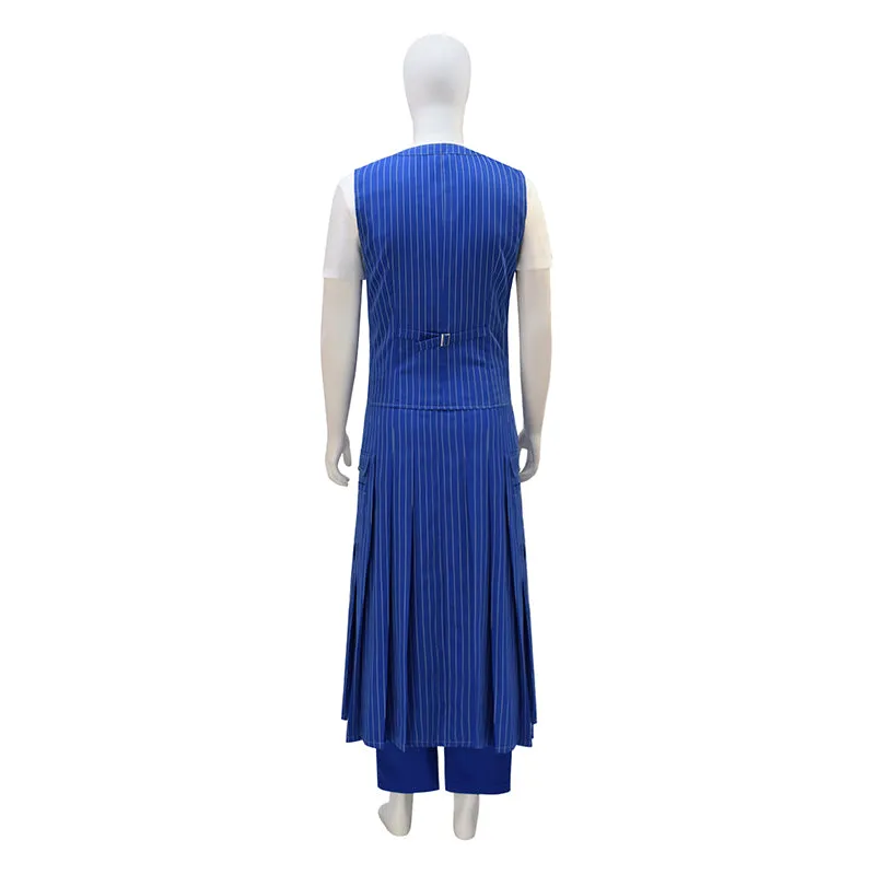 15th Doctor Ncuti Gatwa Cosplay Costume Season 2 of Doctor Who Striped Denim Suit Accosplay