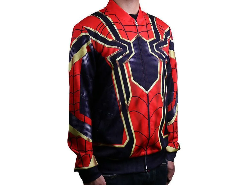 2018 Infinity War Spider-man Cosplay Hoodie Jacket Superhero Coat Avengers 3