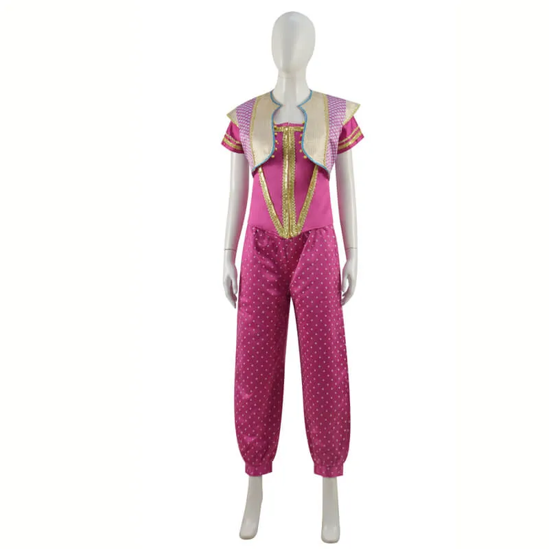 2019 Aladdin Jasmine Costume Outfit Halloween Princess Dress Cospaly