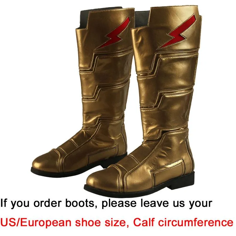 2019 Shazam Movie Custom Made Complete Shazam Cosplay Costume | With or Without Boots | or Cape Only - Free Shipping