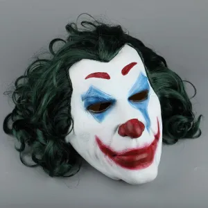 2019 The Joker Movie Mask Joaquin Phoenix Cosplay Comic Con Halloween Clown Mask