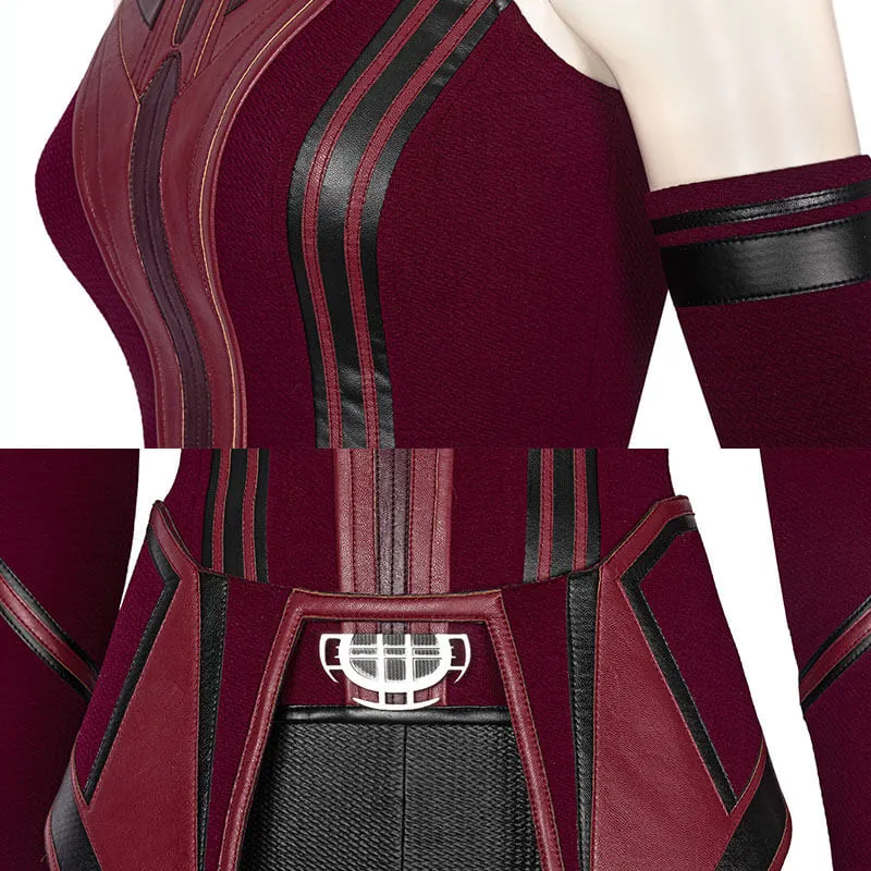 2021 WandaVision New Scarlet Witch Cosplay Suit Wanda Maximoff Cosplay Costume