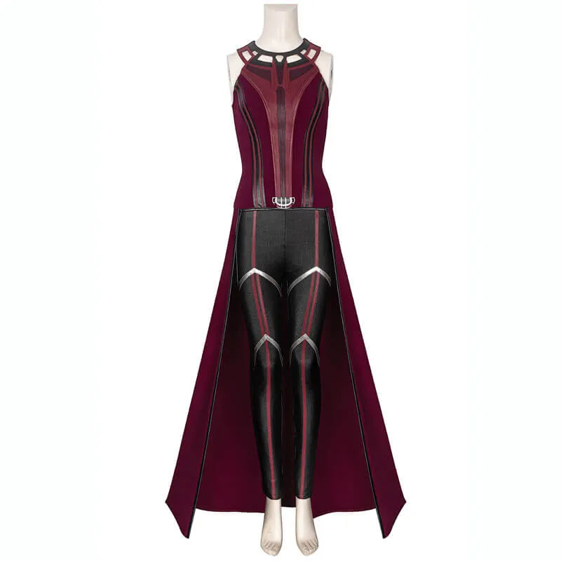 2021 WandaVision New Scarlet Witch Cosplay Suit Wanda Maximoff Cosplay Costume