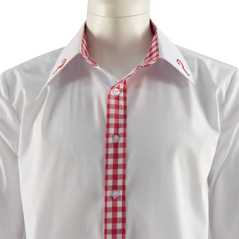 6th Doctor Shirt Doctor Who Sixth Doctor Replica Shirt Cosplay Costumes
