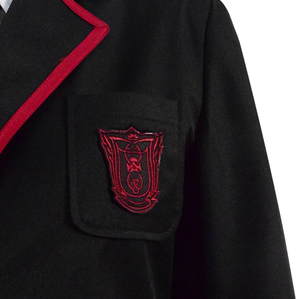 ACcosplay Black Deadly Class School Uniform Women Cosplay Costume 2019
