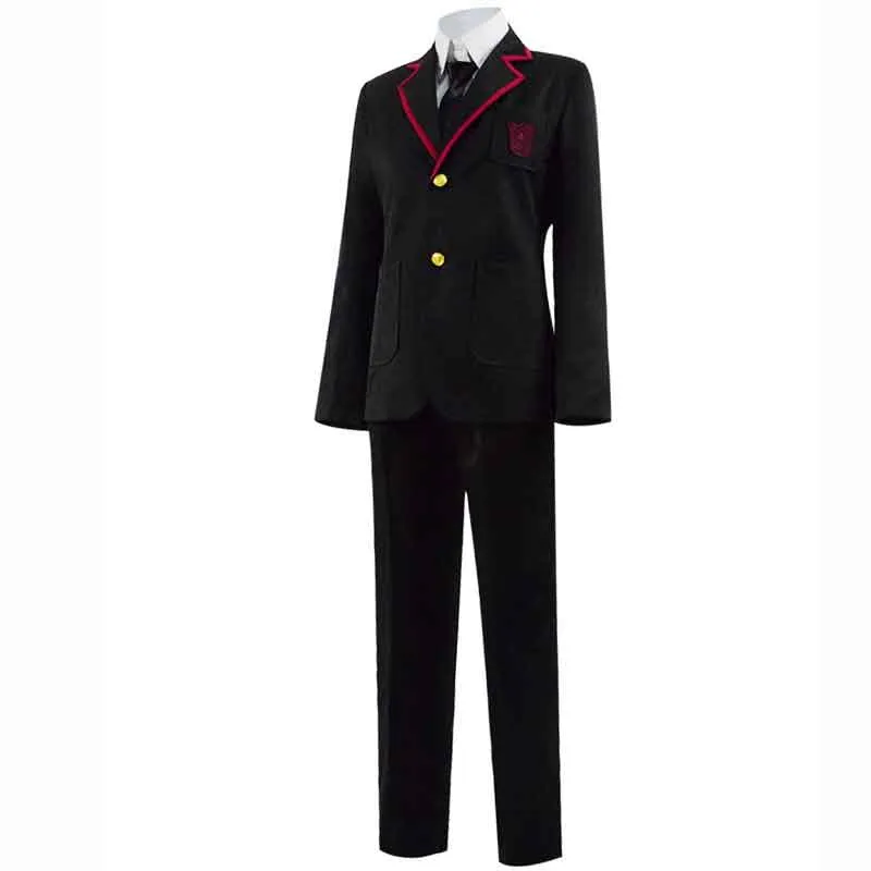 ACcosplay Black Deadly Class School Uniform Women Cosplay Costume 2019