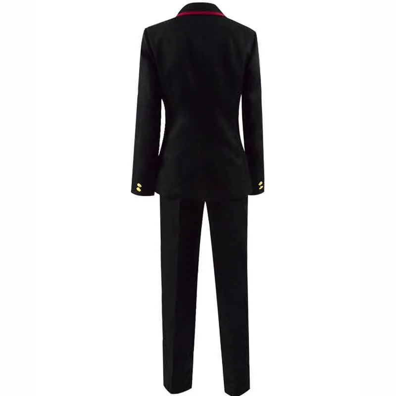ACcosplay Black Deadly Class School Uniform Women Cosplay Costume 2019