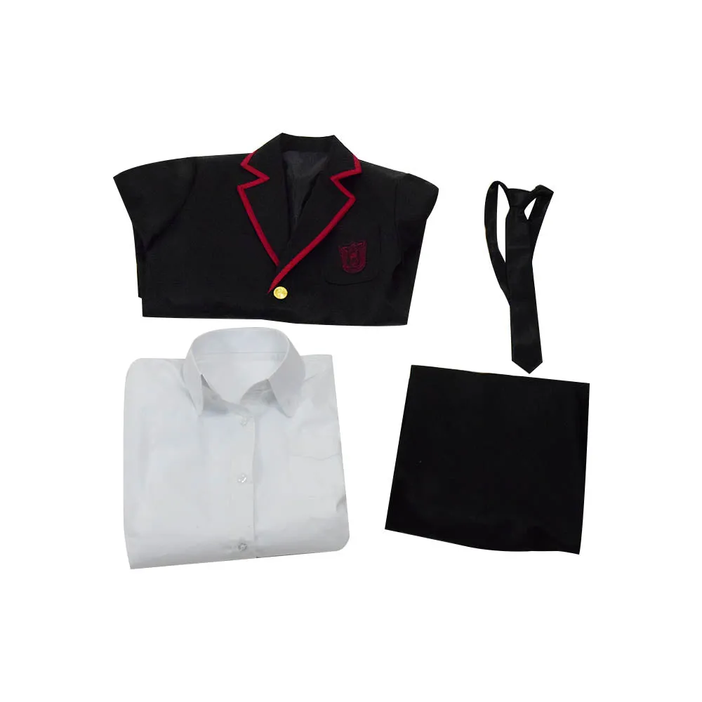 ACcosplay Black Deadly Class School Uniform Women Cosplay Costume 2019