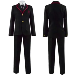 ACcosplay Black Deadly Class School Uniform Women Cosplay Costume 2019
