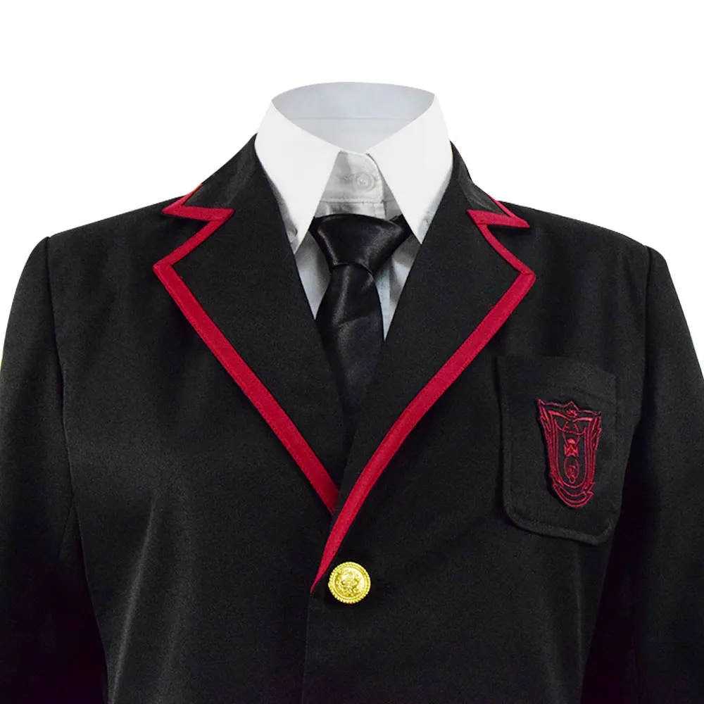 ACcosplay Black Deadly Class School Uniform Women Cosplay Costume 2019