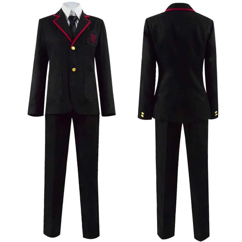ACcosplay Black Deadly Class School Uniform Women Cosplay Costume 2019