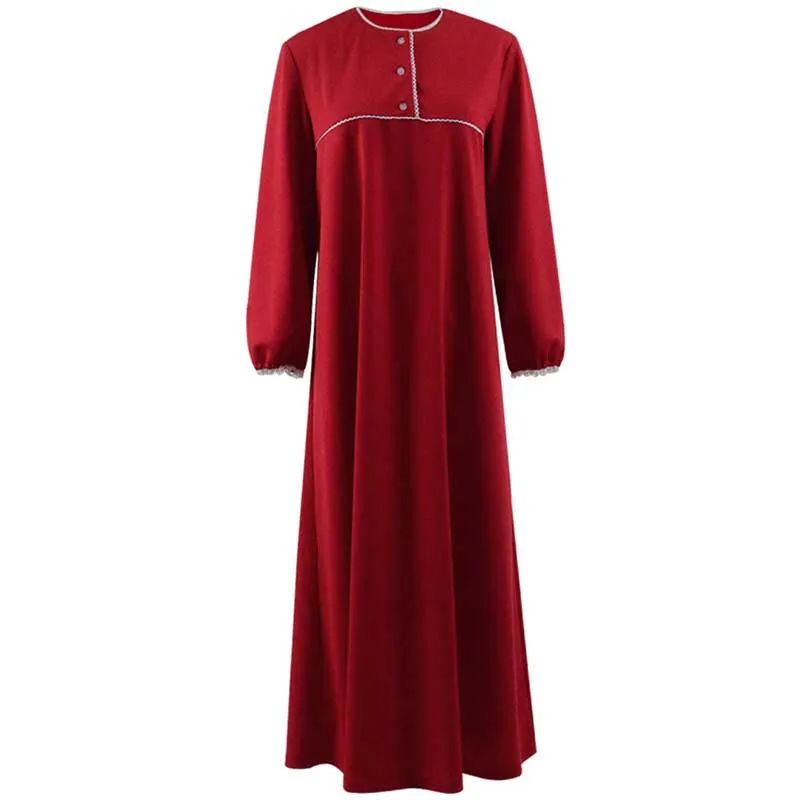 ACcosplay The Conjuring 2 Costume Red Sleep Dress Pajamas Skirt Cosplay