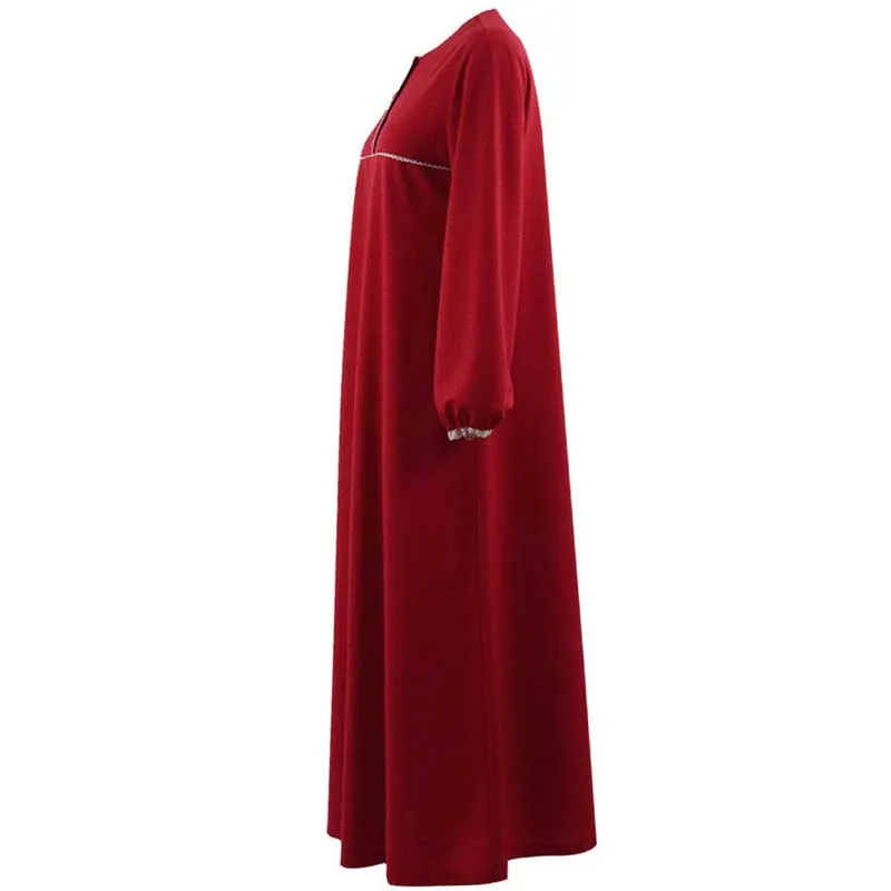 ACcosplay The Conjuring 2 Costume Red Sleep Dress Pajamas Skirt Cosplay