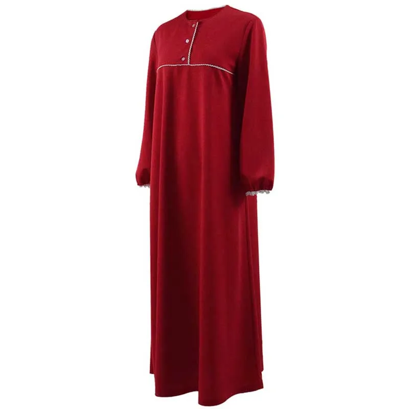 ACcosplay The Conjuring 2 Costume Red Sleep Dress Pajamas Skirt Cosplay