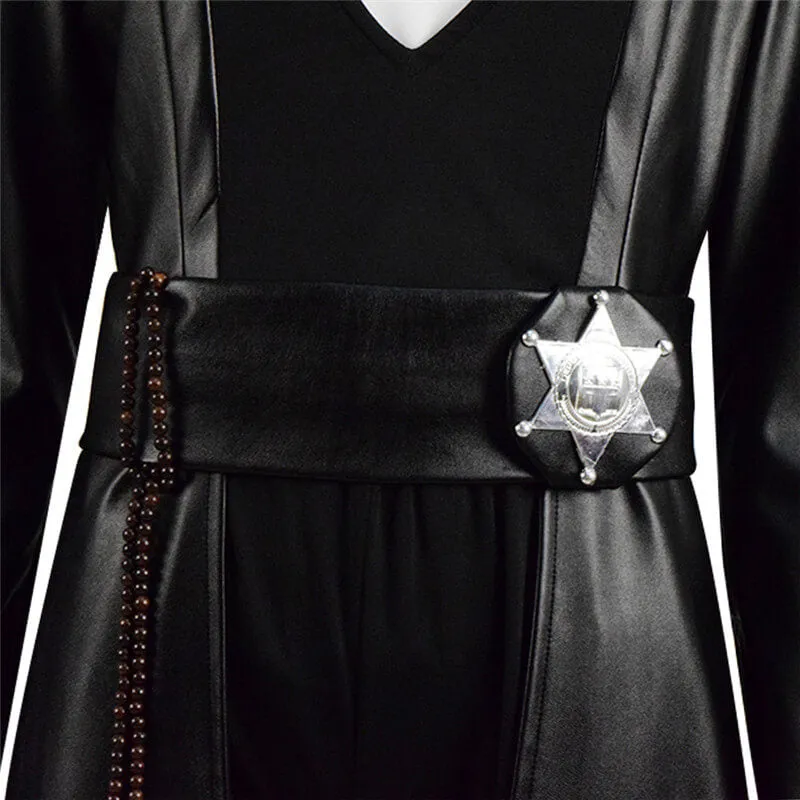 ACcosplay Watchmen Season 1 Angela Abar Cosplay Costume Men Black Halloween Outfit
