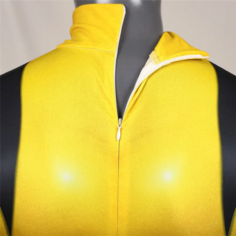Adult X-Men 97 Wolverine Cosplay Bodysuit with Wolverine Headwear Halloween Costumes