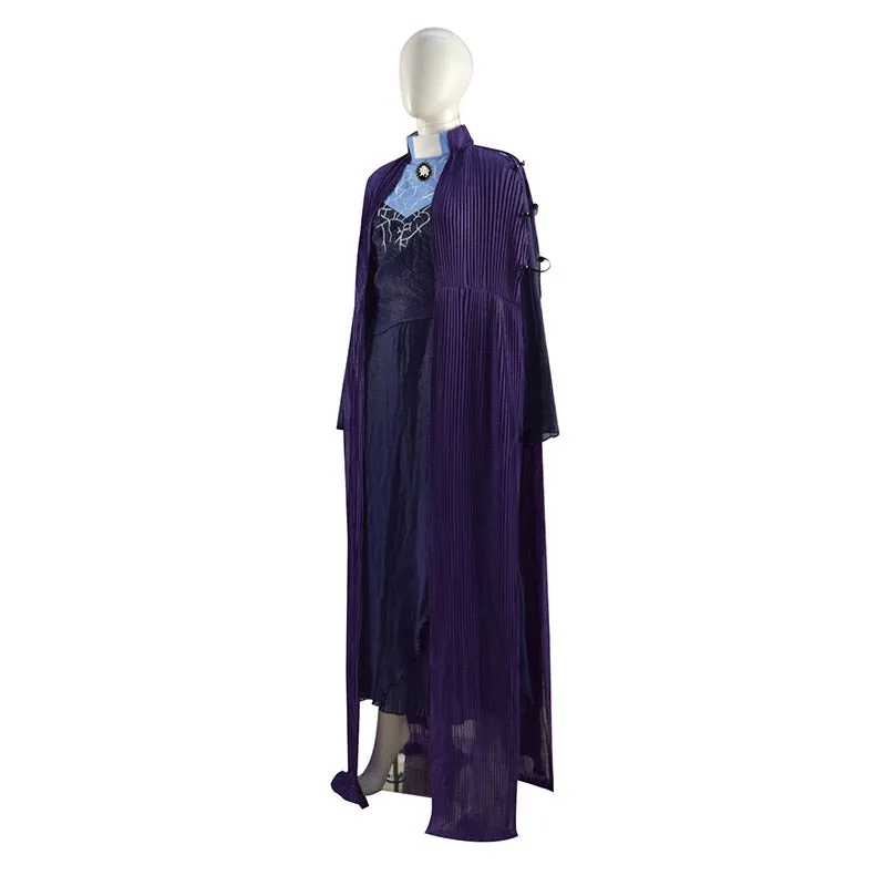 Agatha Harkness Cosplay WandaVision Costume Super Hero Suit Women Dress