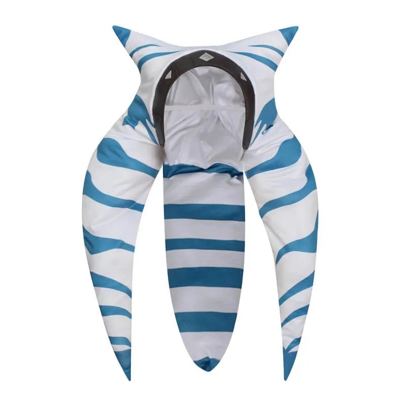 Ahsoka White Robe Ahsoka Tan Headpiece Plus Size Star Wars Ahsoka Halloween Costume