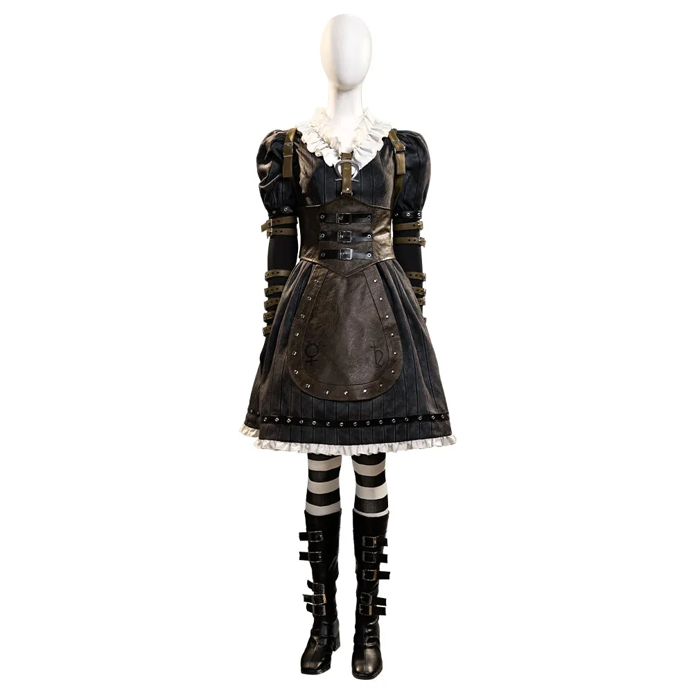 Alice: Madness Return Alice Punk Suit Cosplay Costumes Halloween Outfit ACcosplay