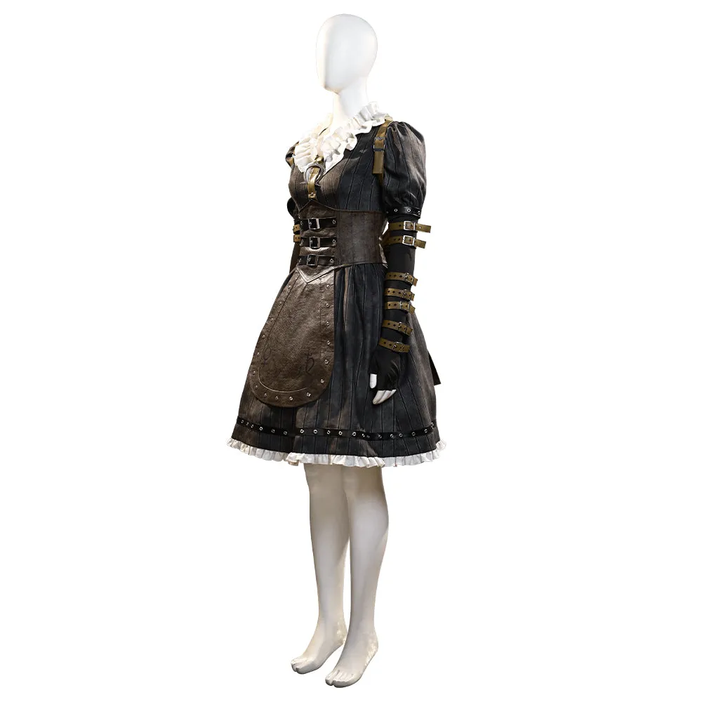 Alice: Madness Return Alice Punk Suit Cosplay Costumes Halloween Outfit ACcosplay