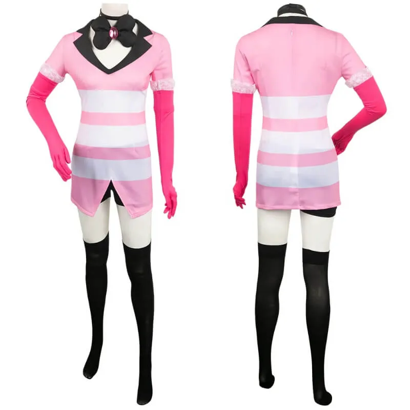 Angel Dust Hazbin Hotel Costume Womens Angel Cosplay Outfit ACcosplay Ver.2
