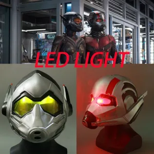 Ant-Man & Wasp LED Glowing Lights Helmet Mask Ant-Man and The Wasp Cosplay