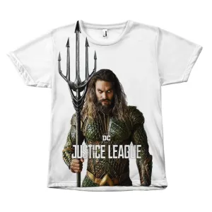 Aquaman Justice League Snyder Cut Jason Mamoa Canvas Size - Unisex Tee Shirt