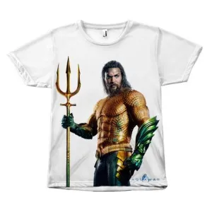 Aquaman Movie T-Shirt Jason Momoa | Unisex Canvas Size Classic Tee Top