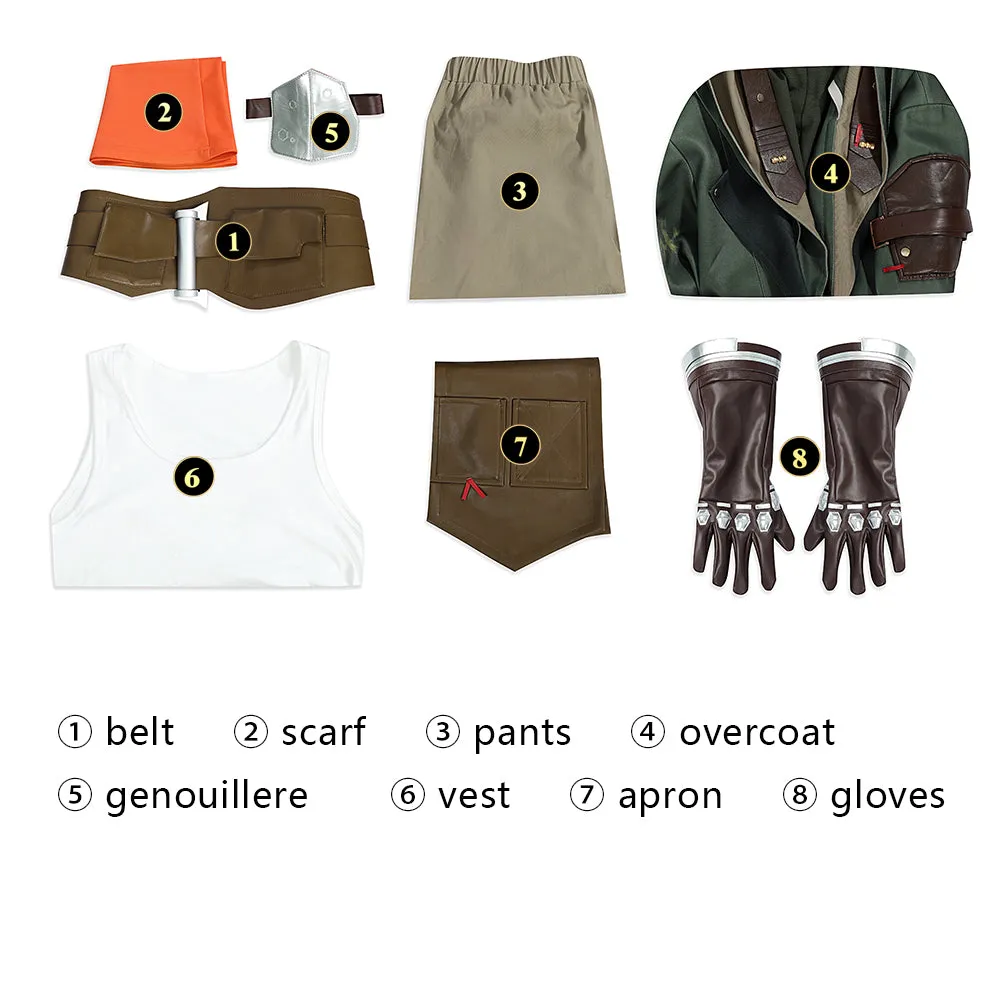 Arcane Season 2 League of Legends LOL Ekko Cosplay Costume Halloween Outfit ACcosplay