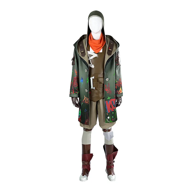 Arcane Season 2 League of Legends LOL Ekko Cosplay Costume Halloween Outfit ACcosplay