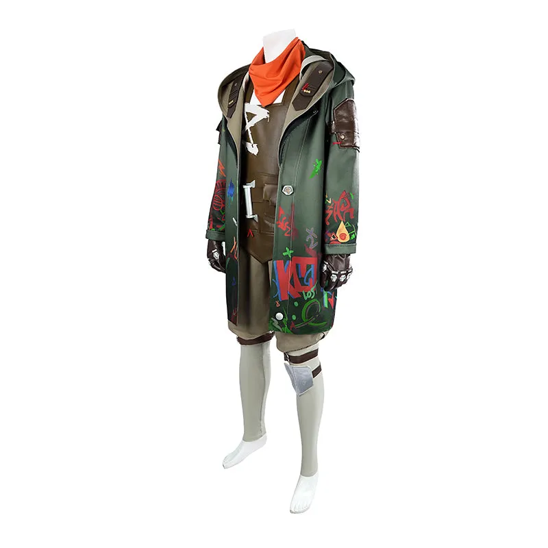 Arcane Season 2 League of Legends LOL Ekko Cosplay Costume Halloween Outfit ACcosplay
