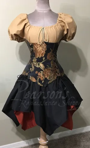 Autumn Fantasy Underbust Corset Set