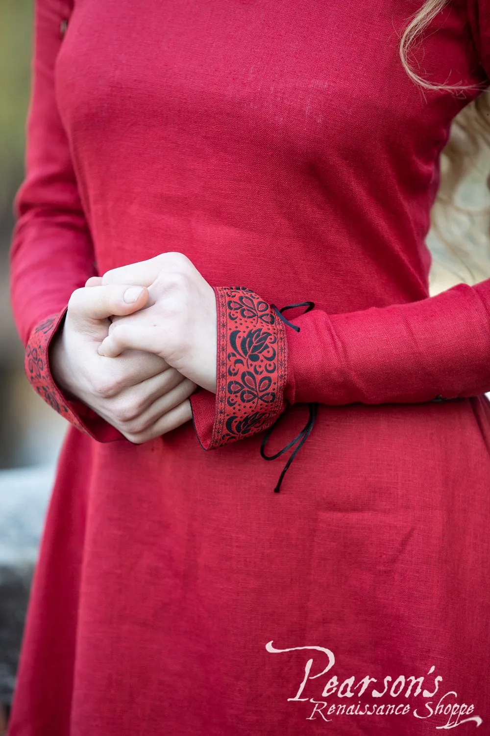 Autumn Princess Linen Dress