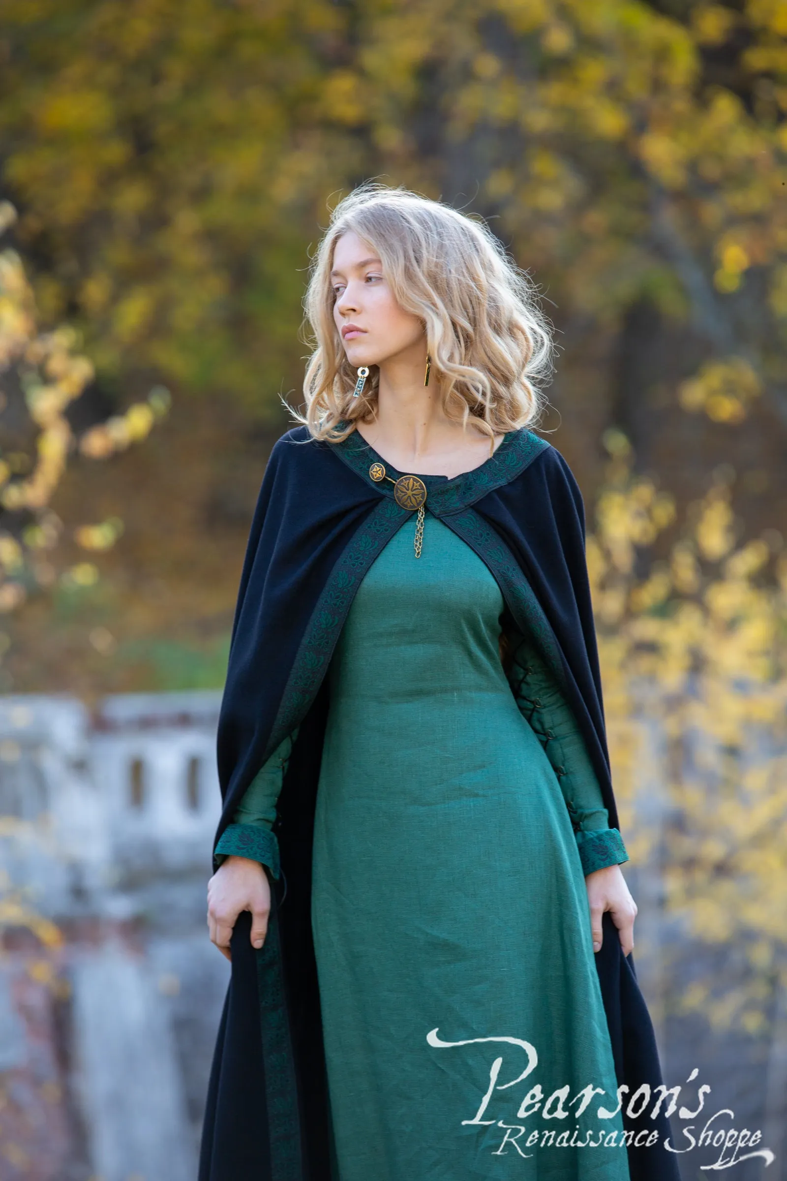 Autumn Princess Woolen Cape