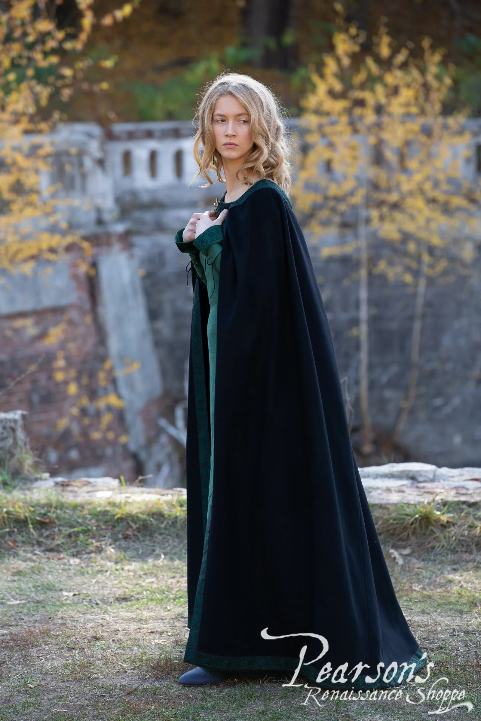 Autumn Princess Woolen Cape
