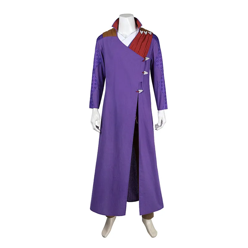 Baldur's Gate GaleDekarios Cosplay Costume Purple Halloween Outfit ACcosplay
