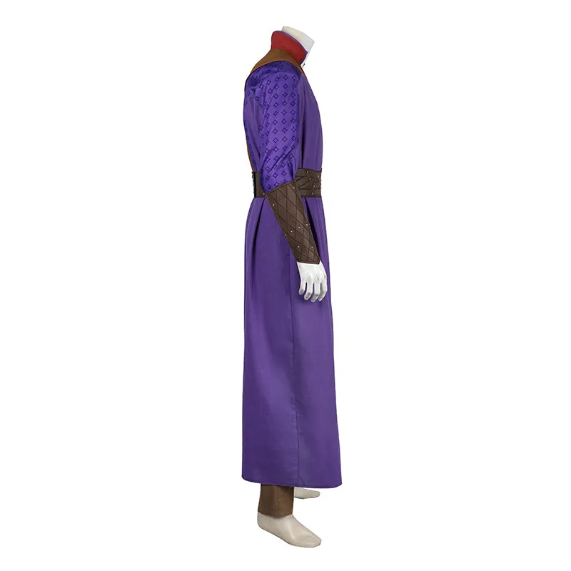 Baldur's Gate GaleDekarios Cosplay Costume Purple Halloween Outfit ACcosplay