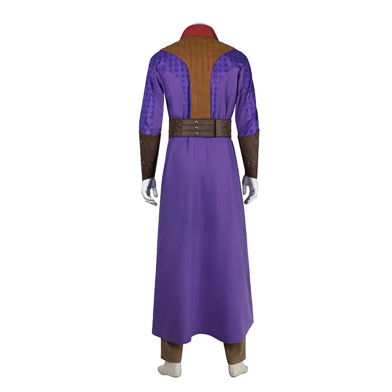Baldur's Gate GaleDekarios Cosplay Costume Purple Halloween Outfit ACcosplay