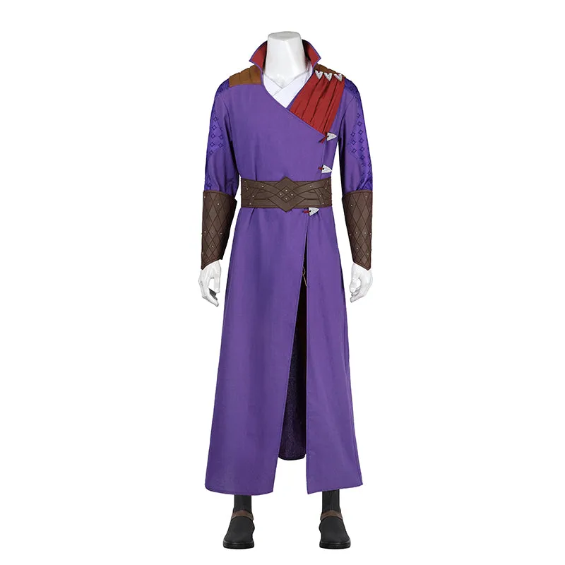 Baldur's Gate GaleDekarios Cosplay Costume Purple Halloween Outfit ACcosplay