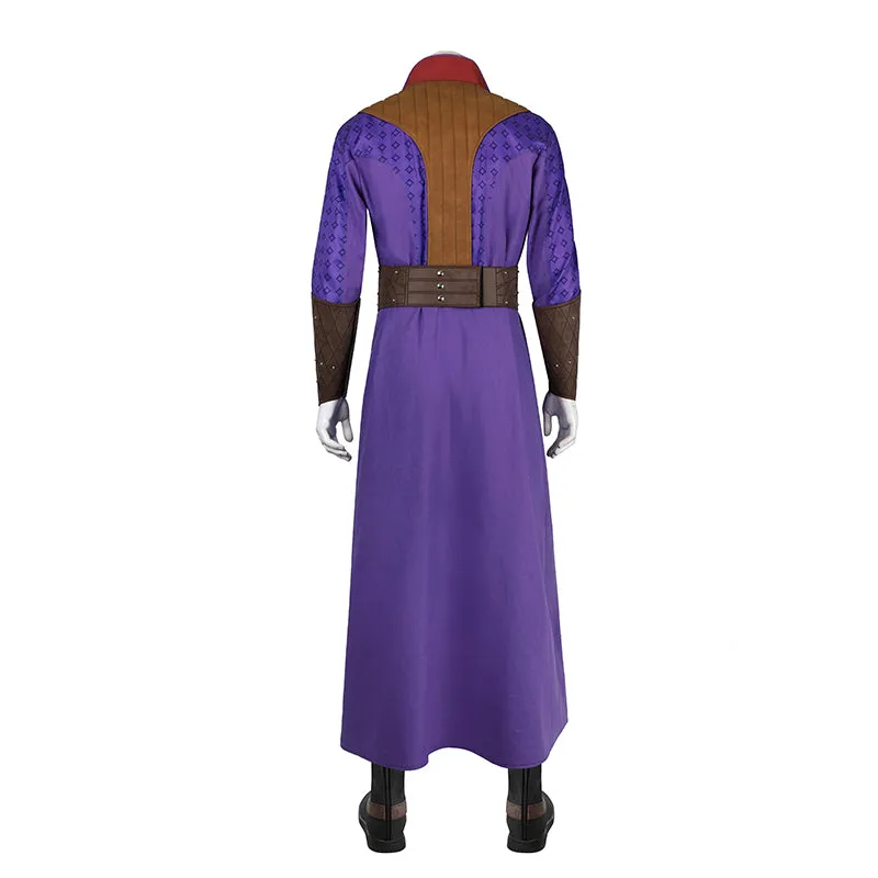 Baldur's Gate GaleDekarios Cosplay Costume Purple Halloween Outfit ACcosplay