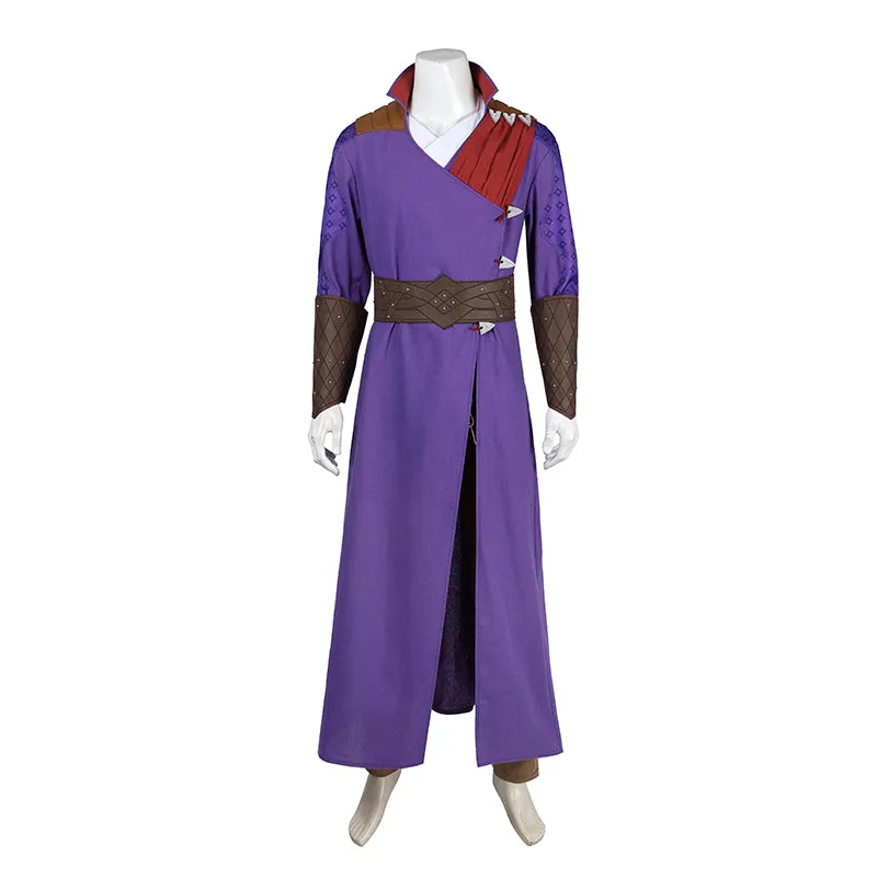 Baldur's Gate GaleDekarios Cosplay Costume Purple Halloween Outfit ACcosplay