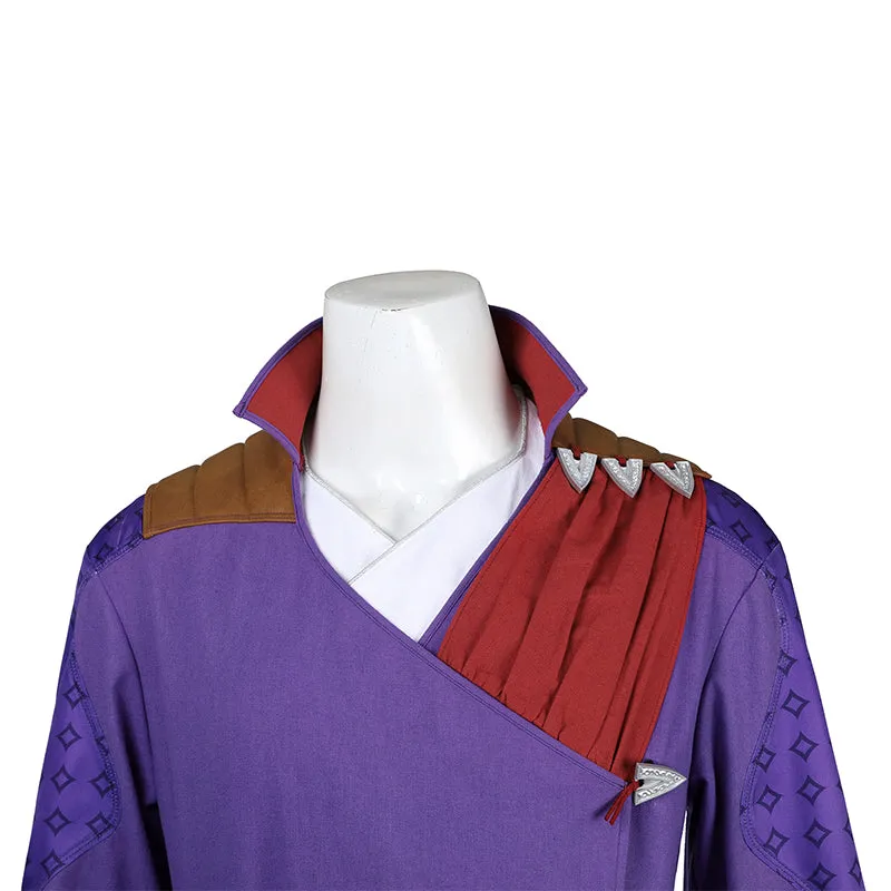 Baldur's Gate GaleDekarios Cosplay Costume Purple Halloween Outfit ACcosplay