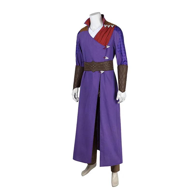 Baldur's Gate GaleDekarios Cosplay Costume Purple Halloween Outfit ACcosplay