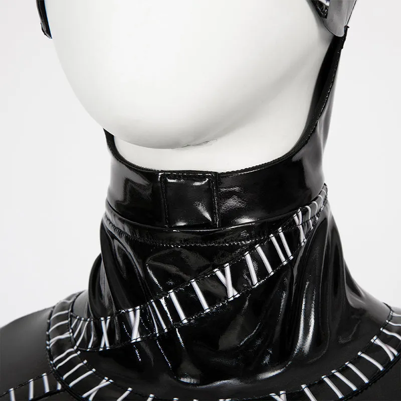 Batman Returns 1992 Catwoman Cosplay Costume Michelle Pfeiffer Catwoman Leather Bodysuit Outfit