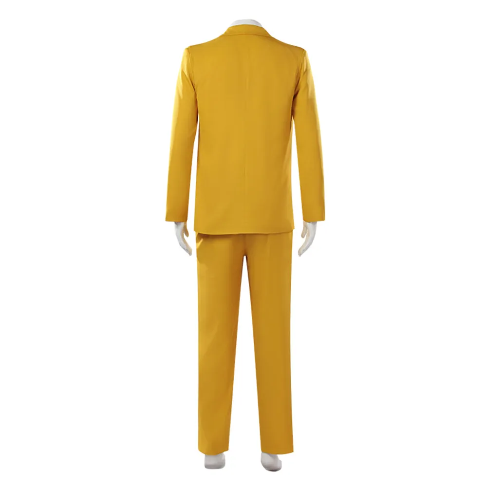 Beetlejuice Yellow Suit 2024 Bob Cosplay Costume Halloween Outfit
