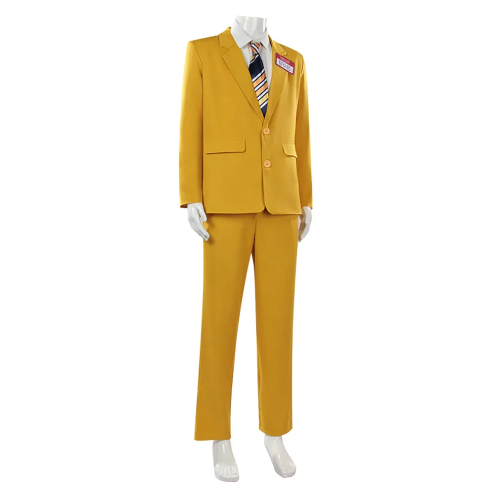Beetlejuice Yellow Suit 2024 Bob Cosplay Costume Halloween Outfit