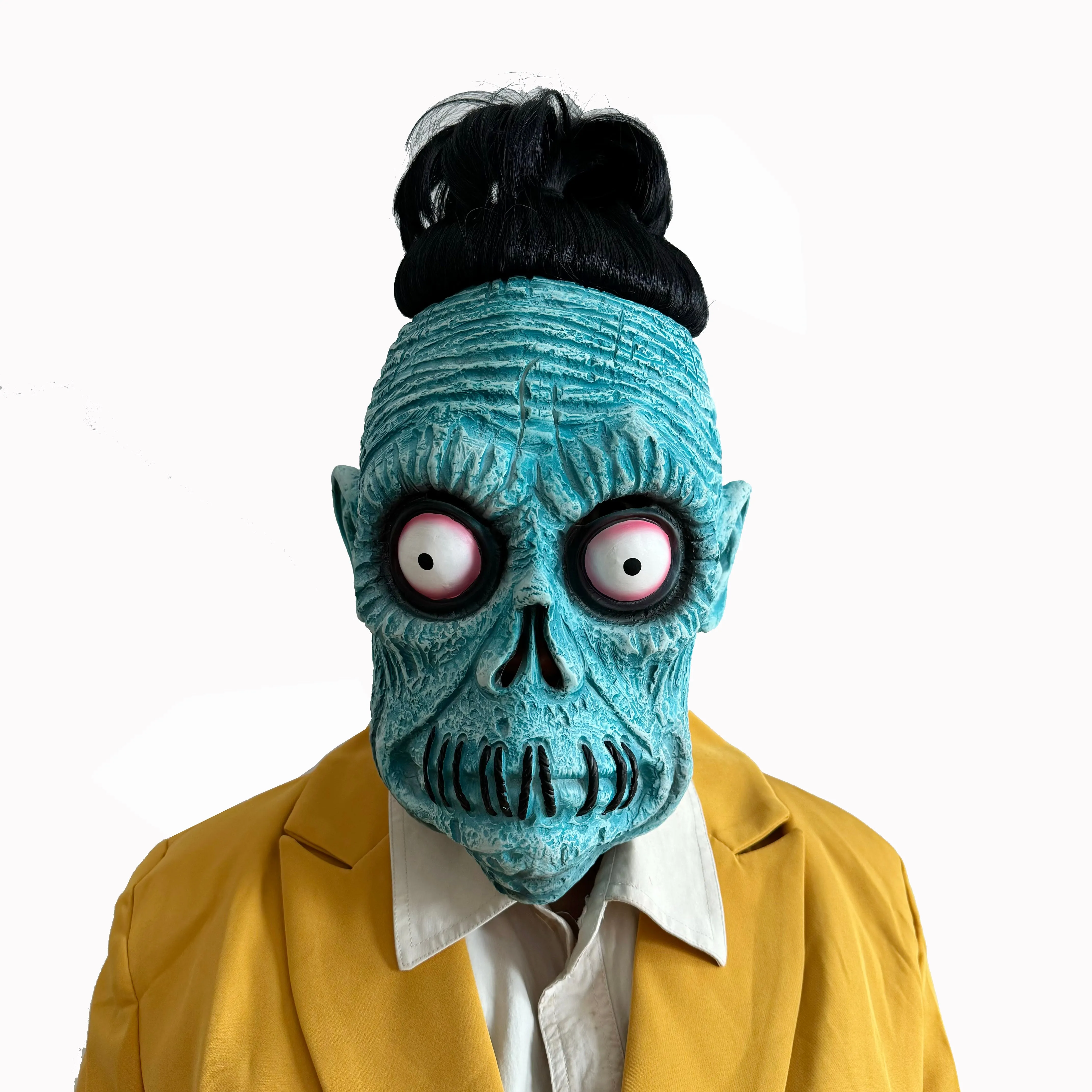 Beetlejuice Yellow Suit 2024 Bob Cosplay Costume Halloween Outfit